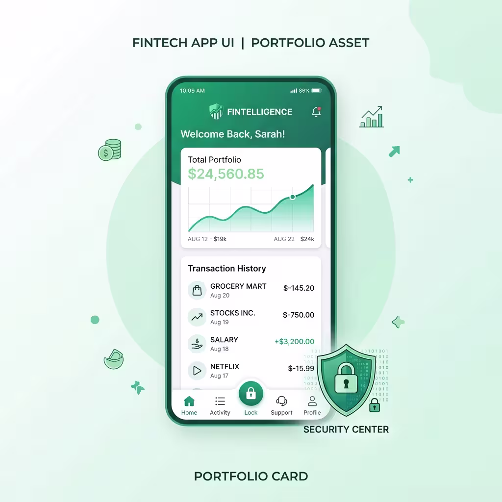 Dana***** Fintech illustration