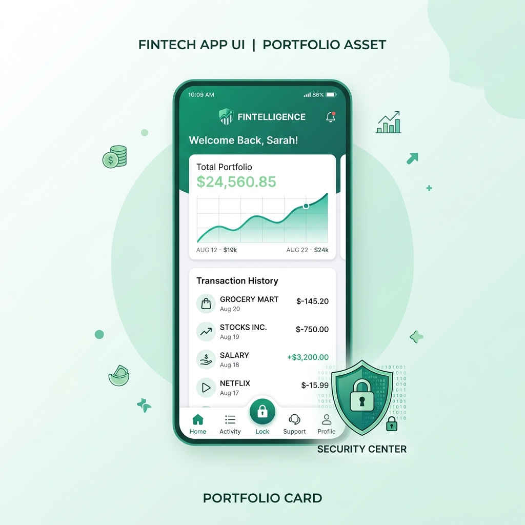 Dana***** Fintech illustration