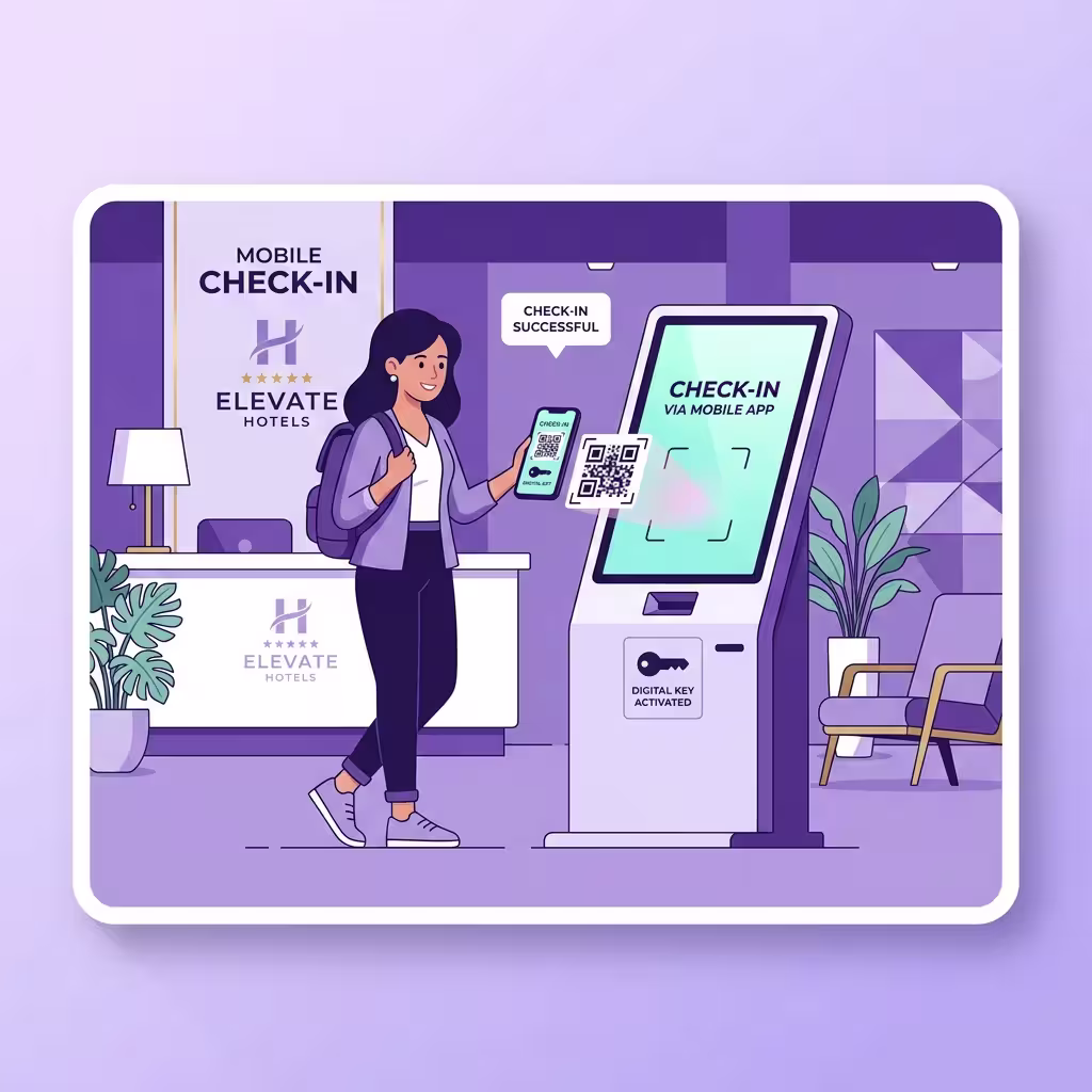 Hotel Guest Register illustration
